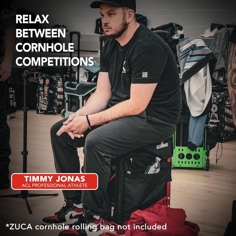 ZUCA ZÜCA ACL Pro and Sport Padded Seat Cushion | Exclusive Seat Cushions Cornhole Cart Accessory | Padding Foam Seat for Superior Comfort Relief for Back & Buns, Compatible with Cornhole Sport & Pro Carts - Image 2